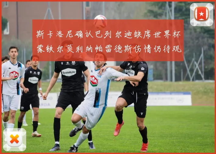 斯卡洛尼确认巴列尔迪缺席世界杯蒙铁尔莫利纳帕雷德斯伤情仍待观察